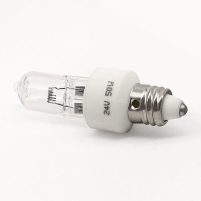 24v 50w E11 হ্যালোজেন লাইট বাল্ব ল্যাম্প সিঙ্গেল হোল কোল্ড লাইট অপারেটিং রুম