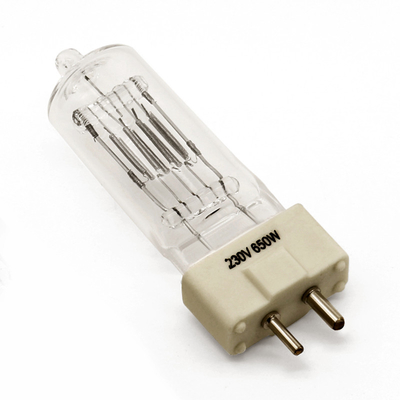 GY9.5 230V 650W হ্যালোজেন সার্চলাইট ল্যাম্প এসি রিফ্লেক্টর থিয়েটার প্রজেক্টর বাল্ব