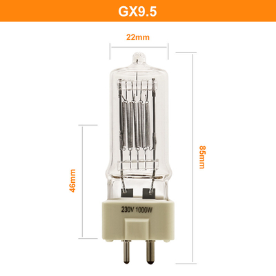 বোট মেরিন সার্চলাইট 1000w 230v হ্যালোজেন বাল্ব লাইট Gx9.5 ল্যাম্প