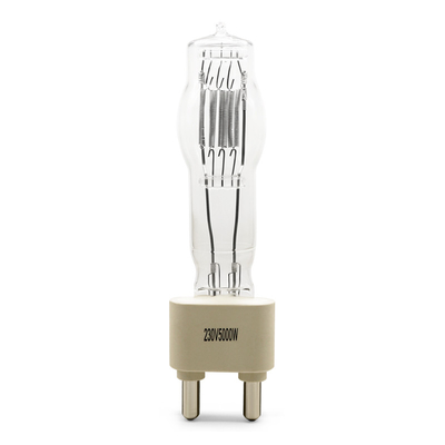 230V 5000W G38 ​​স্টুডিও কোয়ার্টজ লাইট বাল্ব বোট হ্যালোজেন ল্যাম্প 180mm 125000lm
