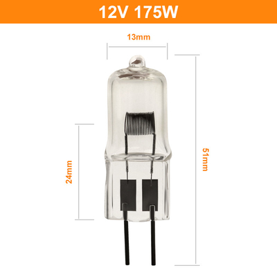 50W 150W 200W 100W কোয়ার্টজ হ্যালোজেন বাল্ব প্রতিস্থাপন এয়ারফিল্ড ল্যাম্প কারেন্ট নিয়ন্ত্রিত 6.6A