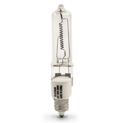 মিনি ক্যান E11 120v 250 ওয়াট কোয়ার্টজ ল্যাম্প ডিমেবল হ্যালোজেন লাইট বাল্ব
