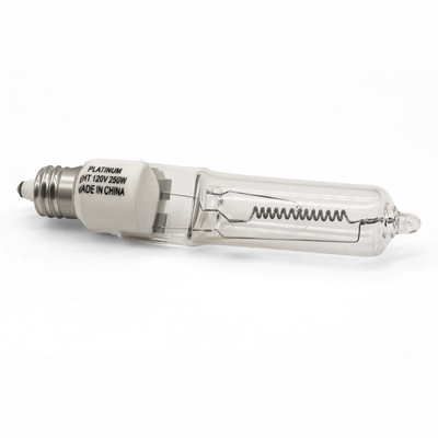 মিনি ক্যান E11 120v 250 ওয়াট কোয়ার্টজ ল্যাম্প ডিমেবল হ্যালোজেন লাইট বাল্ব