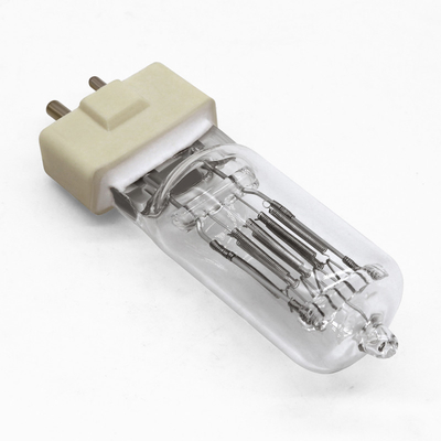 GY9.5 230V 1000W একক শেষ হ্যালোজেন কোয়ার্টজ লাইট বাল্ব টংস্টেন ব্রডওয়ে স্টেজ