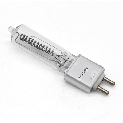 1000w 240v 2 পিন হ্যালোজেন বাল্ব থিয়েটার ফটো প্রজেকশন G9.5 বেস 3200K