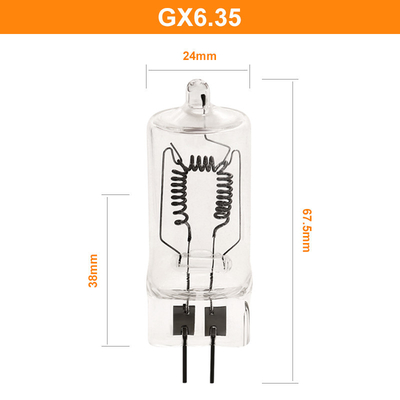 230V 1000W GX6.35 বাল্ব প্রজেক্টর ল্যাম্প ফটো টর্চ 3300k 15h 67.5mm বিনোদন