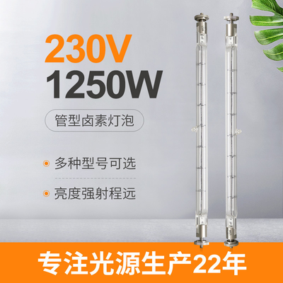 230V 1250W কোয়ার্টজ ইনফ্রারেড বাল্ব প্রতিস্থাপন নর্থলাইট ফটোগ্রাফিক স্টেজ থিয়েটার আলো