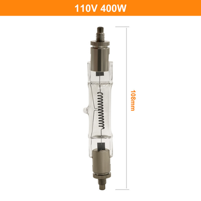 110v 400w টংস্টেন হ্যালোজেন ডাবল এন্ডেড বাল্ব ট্রেন লাইট বাল্ব SFC বেস 108mm