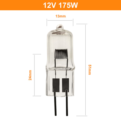 উচ্চ তীব্রতা রানওয়ে লাইটের জন্য পিন 2 সহ 100w 78mm 50w 55 ওয়াট কোয়ার্টজ হ্যালোজেন বাল্ব