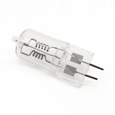 GX6.35 হ্যালোজেন ডিসপ্লে অপটিক ল্যাম্প 350W 75V ফ্ল্যাশ বাল্ব স্টেজ মাইক্রোস্কোপ লাইট