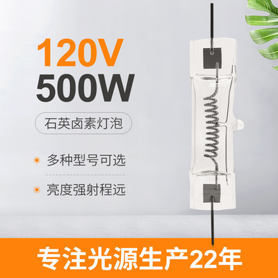 120V ডাবল এন্ডেড হ্যালোজেন বাল্ব 500w হ্যালোজেন ওয়ার্ক লাইট বাল্ব