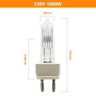 230V 1000W ভিডিও বাল্ব এভিয়েশন শিপ লাইট স্টেজ স্পট বাল্ব